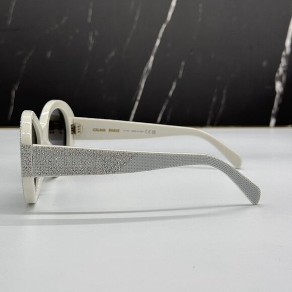 NEW CL4240IS 25A CELINE WOMEN SUNGLASSES IVORY EYEWEAR CELINE - Picture 8 of 13